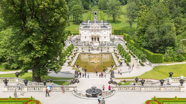 The Linderhof Palace in Bavaria.