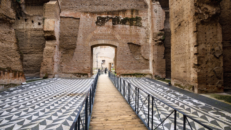 Seven wonders within… The Baths of Caracalla, Rome