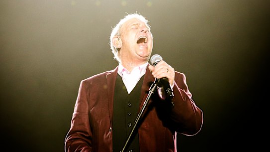 Farnham in full voice at One Electric Day on Cockatoo Island, Sydney, in 2019. “The good news is my vocal cords haven’t been affected by the radiation treatment I’ve had – yet,” he says now.