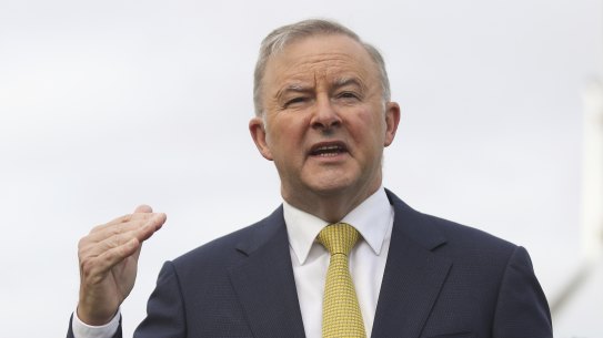 Opposition leader Anthony Albanese.