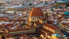 The Basilica di San Lorenzo, under which the artist is thought to have hidden for two months in 1530.