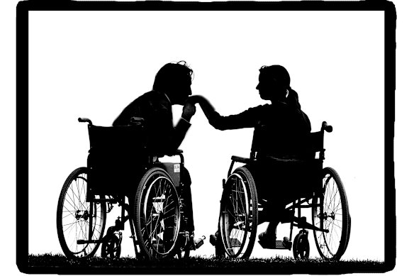 “Disabled Lovers”.