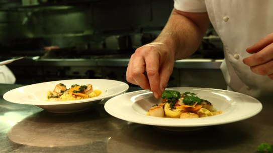 Skilled chefs are in short supply, supposedly because of Australia’s closed borders. 