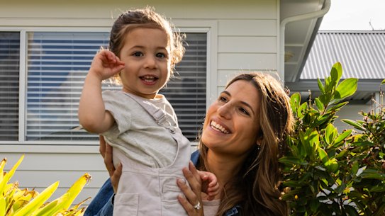 Dietician Michelle Theodosi (with her daughter Mila) needed an iron infusion during her first pregnancy.