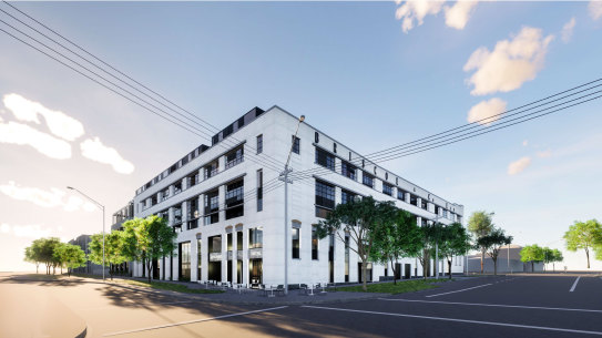 The Roden Street BTR facility in West Melbourne being developed by Sentinel.