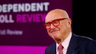 Professor Allan Fels releases the final report of an independent toll review on Tuesday.