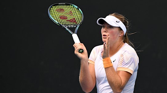 Olivia Gadecki is through to the second round.