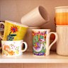 Each mug tells a story.