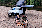 Bianka and Jordan invested in a 4WD with a full camping set up. 