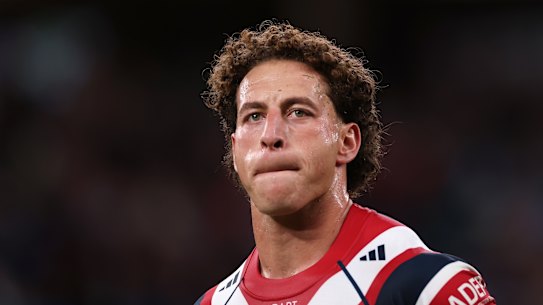 Roosters winger Mark Nawaqanitawase.