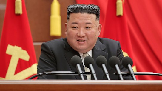 North Korean leader Kim Jong-un  earlier this year.