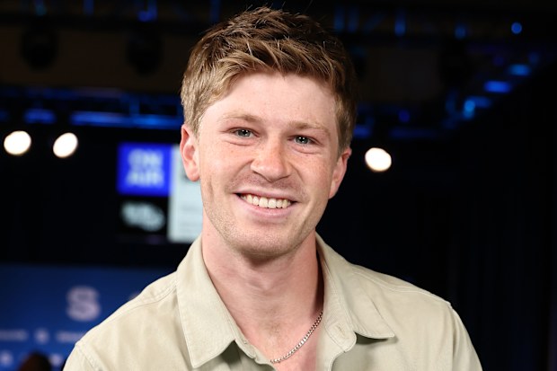Robert Irwin visits SiriusXM on Radio Row at Super Bowl LX on February 06, 2026 in San Francisco, California.