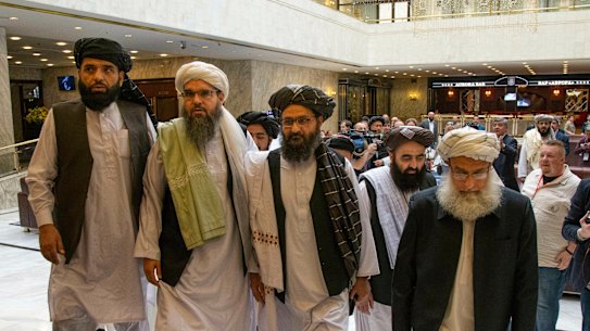 Mullah Abdul Ghani Baradar, the Taliban group's top political leader.