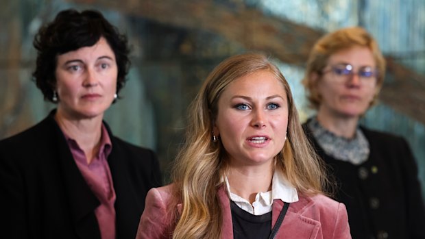 Grace Tame won the 2021 Australian of the Year award for her advocacy for abuse survivors.