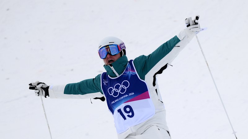 Gold for Australia: Woods upsets moguls legend to deliver first medal of Milano Cortina