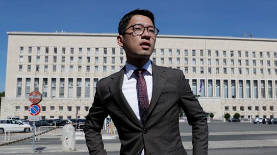 Hong Kong activist Nathan Law.