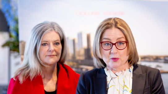 Premier Jacinta Allan and Planning Minister Sonya Kilkenny last year.