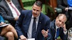James Newbury presented a bleak picture of Victoria’s economy as he outlined his plans for financial repair.