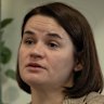 In exile … Svetlana Tikhanovskaya in Sydney this week.