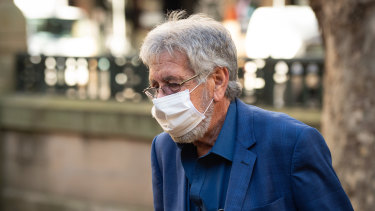  Kevin McHugh arriving at Central Local Court, 24th July 2020.