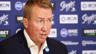 Roosters coach Trent Robinson.