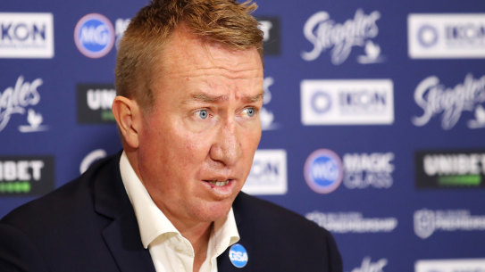 Roosters coach Trent Robinson.
