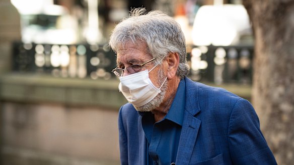  Kevin McHugh arriving at Central Local Court, 24th July 2020.