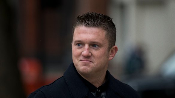 Tommy Robinson, former leader of the far-right English Defence League, has been banned by various social media platforms.