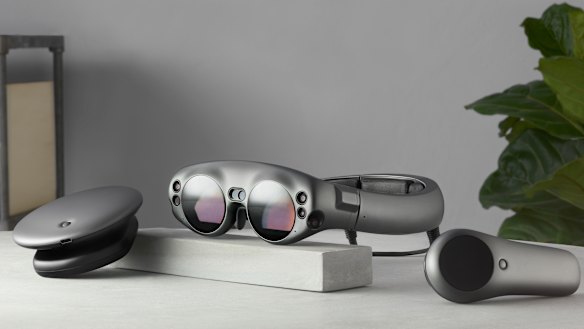 The Magic Leap One comprises a headset, processor box and a controller.