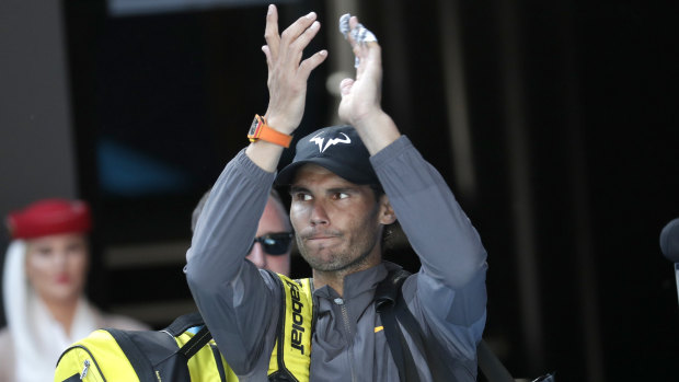 Diplomatic: Rafael Nadal refused to be drawn deep on the debate over equal prizemoney for male and female players.
