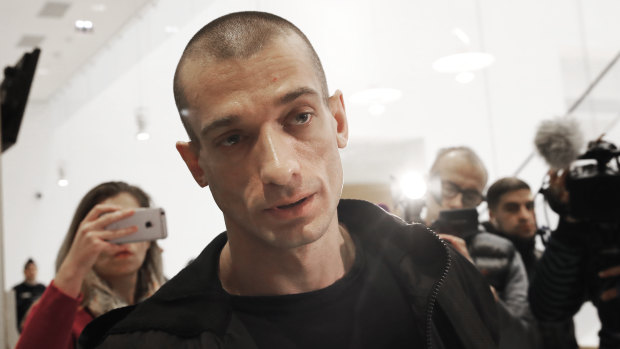Russian performance artist Pyotr Pavlensky plans to embarrass more politicians in the country giving him asylum.
