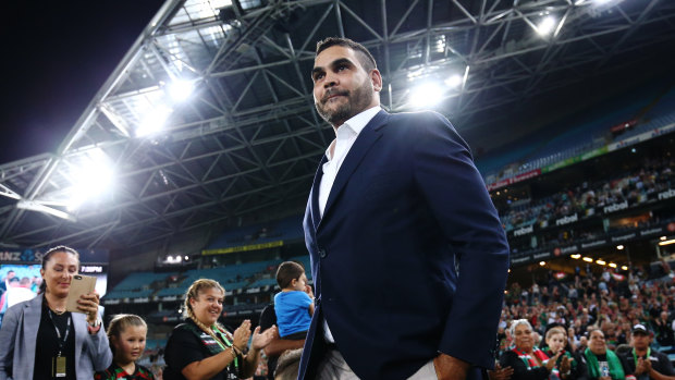 Taking a stand: Greg Inglis has fought racism before.