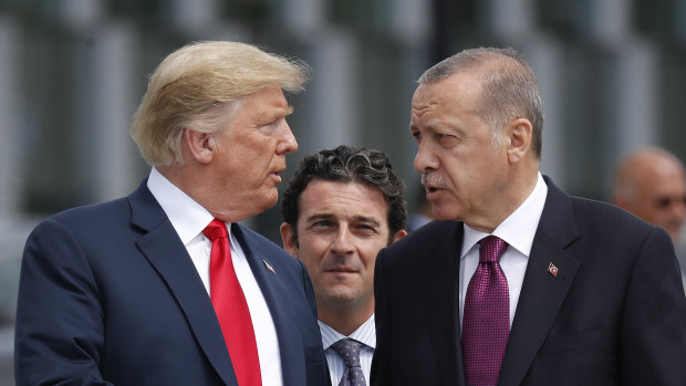 US President Donald Trump and Turkish President Recep Tayyip Erdogan had been close allies until now. 