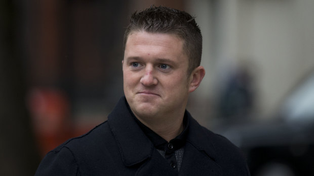 Tommy Robinson, former leader of the far-right English Defence League, has been banned by various social media platforms.