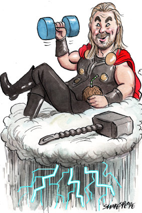 Thor star Chris Hemsworth.
