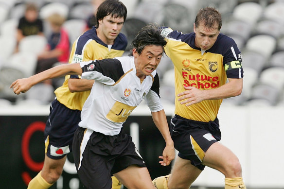 Naoki Imaya during his brief time with the now-defunct New Zealand Knights back in 2006.