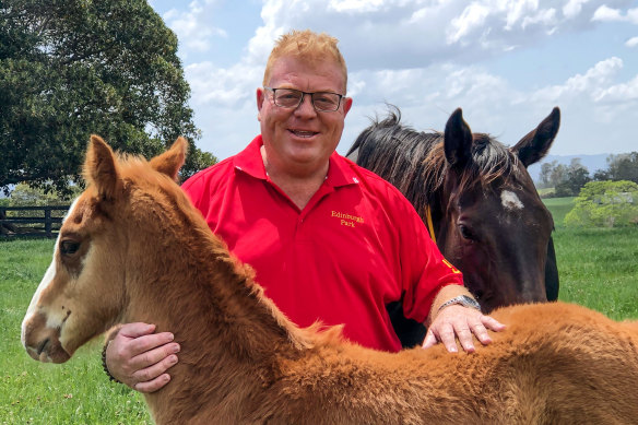 Ian Smith from Edinburgh Park Stud is offering $1000 to buy back any of his horses that become unwanted.