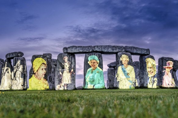 Stonehenge’s Queen tribute prompted mixed responses. 