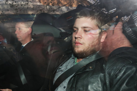 Jaymes Todd after his arrest.