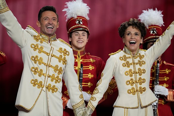 Fans have been looking back on interviews Jackman and Foster did at the time of The Music Man run looking for clues. 