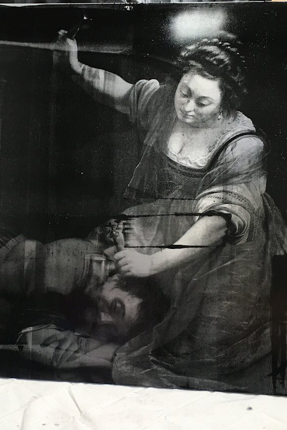 Marco Fusinato, <i>Experimental Hell (Atmosphaeram)</i>, 2021 production still (detail), photo by the artist. 