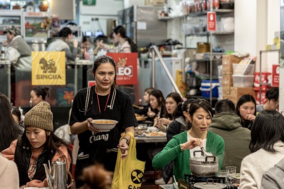 Nana Thai is inexpensive and open late, making it ideal for touring comedians.