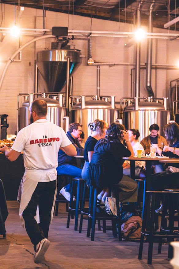 Pizza plus beer: Il Barbuto at Future Brewing.