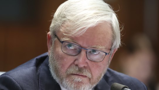 Kevin Rudd says his criticisms of Josh Bornstein are not to do with personal attacks.