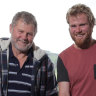 Farmer and surf lifesavers Ross and Andrew Powell who were killed on Sunday.