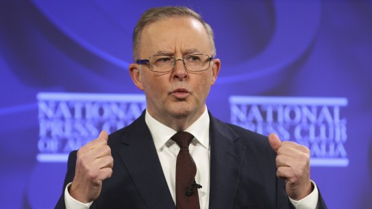 Labor leader Anthony Albanese.