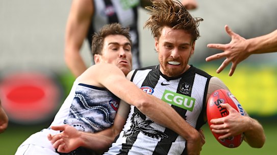 Magpies defender Jordan Roughead has had shoulder surgery.