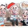 The hip joint: John Howard's knees-up has them talking