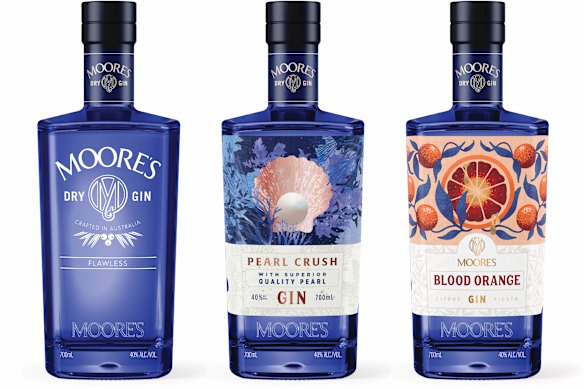 Some of the spirits in the range. 