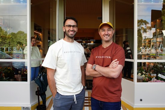 Breadcetera owners Anthony Silvestre (left) and Frank Ciorciari.